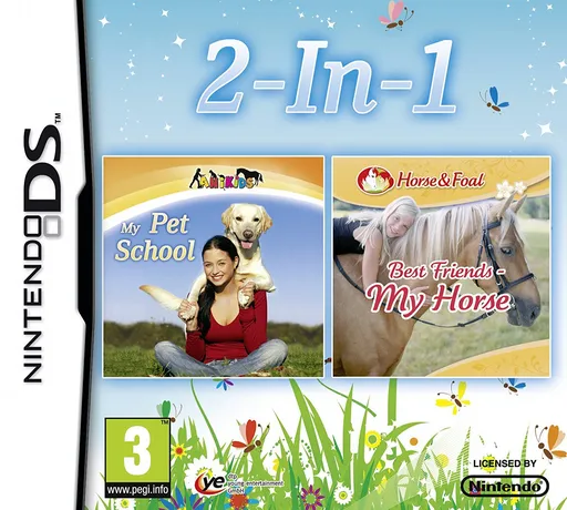 2 in 1 - My Pet School + Best Friends - My Horse (Europe) (En,Fr,De)